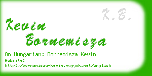 kevin bornemisza business card